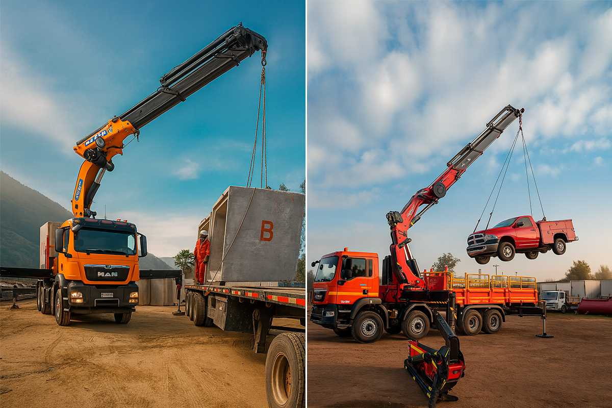 Camión Pluma Pesado